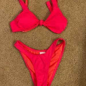 hot pink xhilaration bikini